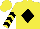 Yellow, Black diamond, chevrons on sleeves