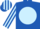 Royal Blue, Light Blue disc, Royal Blue and Light Blue striped sleeves and cap