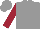 grey, Maroon Sleeves