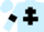 Light Blue, Black Cross of Lorraine and armlets