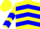 Yellow, Blue Chevrons