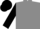 Grey, Black Sleeves, Black Cap