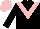 Black, Pink chevron, Pink cap