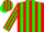 Red, Green Stripes