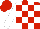 Red and White check, White sleeves