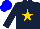 Dark Blue, Gold Star, Blue Cap