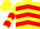 Yellow, Red Chevrons