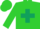 Lime Green, Dark Green Cross