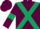 Maroon, Dark Green cross belts and armlets