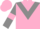 Pink, Grey chevron, Grey sleeves, Pink armlets