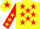 Yellow, Red stars, Red sleeves, Yellow stars, Yellow cap, Red star