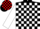 BLACK, Red and White Blocks on Sleeves