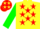Yellow, Red Stars, Green Sleeves