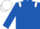 Royal Blue, White epaulets and cap