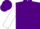 Purple, white sleeves, purple cap