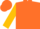 Orange, Gold Sleeves