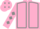 Pink, Grey seams, Pink sleeves, Grey diamonds and diamonds on cap