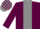 MAROON, grey panel, check cap