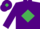 PURPLE, emerald green diamond, emerald green diamond on cap