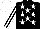 BLACK, white stars, striped sleeves & cap