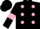 Black, Pink spots and armlets