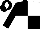 Black and White quartered, Black sleeves, Black cap, White diamond