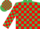 EMERALD GREEN & RED CHECK