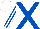 White, Royal Blue cross belts, Royal Blue and White striped sleeves