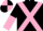 Black, Pink cross belts, halved sleeves, quartered cap