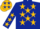 Dark Blue, Gold Stars