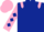 Dark Blue, Pink epaulets, Pink sleeves, Dark Blue diamonds, Pink cap