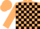 BEIGE & BLACK CHECK, beige cap