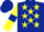 Dark Blue, Yellow stars, Yellow sleeves, Dark Blue armlets