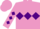 Mauve, Purple triple diamond, diamonds on sleeves