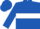 ROYAL BLUE, white hoop, royal blue sleeves, royal blue cap