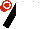White, Black sleeves, Red cap, White hoop