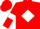 Red, White diamond and armlets