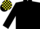 BLACK, black & yellow check cap
