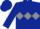 Dark Blue, Grey triple diamond