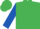 Emerald Green, Royal Blue sleeves