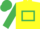 YELLOW,emerald green hollow box,emerald green slvs,yellow armlet,em.green cap