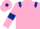 Pink, Dark Blue epaulets, armlets and diamond on cap