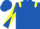 Royal Blue, Yellow epaulets, diabolo on sleeves
