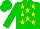 Green, Gold Stars