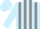 Light Blue, grey Stripes, Light Blue Cap