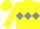 Yellow, Grey triple diamond