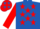 Royal Blue, Red Stars, Red Sleeves