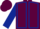 Maroon, Dark Blue seams and sleeves, Maroon cap