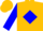 Gold, Gold 'GG' on Blue Diamond, Blue Sleeves