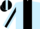 Light Blue, Black stripe